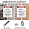 Signmission Portrait Pool Closed Strong Chemicals In Use Danger Sign, Plastic, 7in W x 10in L, 2PK OS-2PACK-DS-P-710-V-1625 - alternate 6